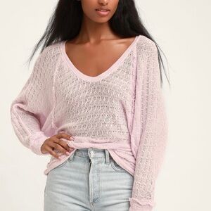 Free People Thien’s Hacci Sweater, Large